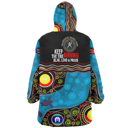 Australia Snug Hoodie Custom Naidoc Week Culture Art With River And Tortoise Aboriginal Australia Snug Hoodie Custom Naidoc Week Culture Art With River And Tortoise Aboriginal