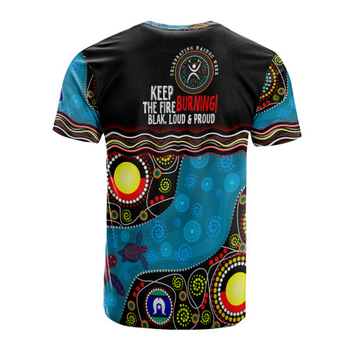 Australia T-Shirt Custom Naidoc Week Culture Art With River And Tortoise Aboriginal Australia T-Shirt Custom Naidoc Week Culture Art With River And Tortoise Aboriginal
