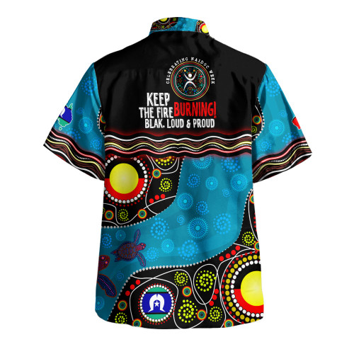 Australia Hawaiian Shirt Custom Naidoc Week Culture Art With River And Tortoise Aboriginal Australia Hawaiian Shirt Custom Naidoc Week Culture Art With River And Tortoise Aboriginal