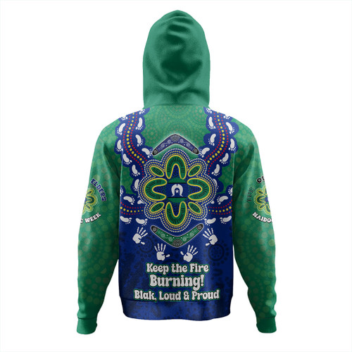 Australia Hoodie Torres Strait Aboriginal Inspired Naidoc Symbol Pattern Australia Hoodie Torres Strait Aboriginal Inspired Naidoc Symbol Pattern