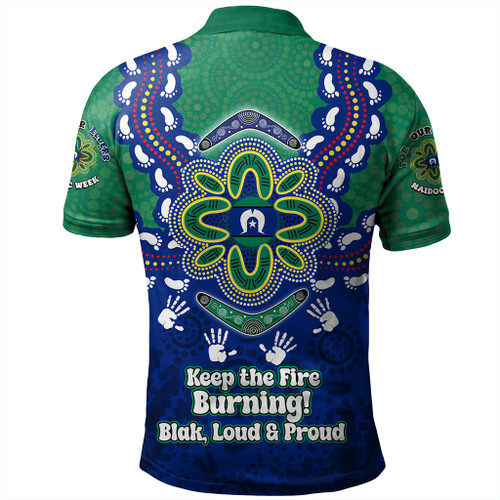 Australia Polo Shirt Torres Strait Aboriginal Inspired Naidoc Symbol Pattern Australia Polo Shirt Torres Strait Aboriginal Inspired Naidoc Symbol Pattern