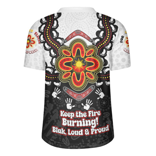 Australia Rugby Jersey Aboriginal Inspired Naidoc Symbol Pattern White Australia Rugby Jersey Aboriginal Inspired Naidoc Symbol Pattern White
