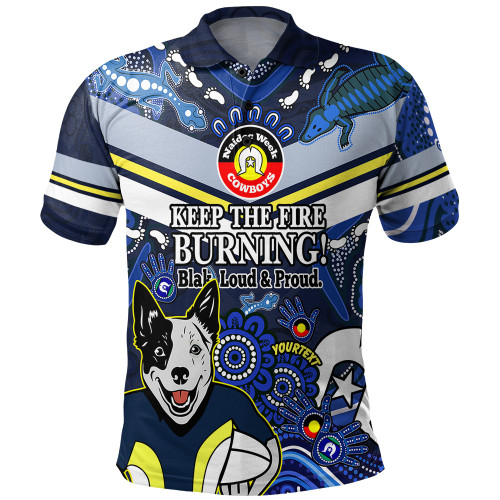 North Queensland Cowboys Polo Shirt Custom Naidoc Keep the Fire Burning! Blak, Loud & Proud Home Jersey2 North Queensland Cowboys Polo Shirt Custom Naidoc Keep the Fire Burning! Blak, Loud & Proud Home Jersey2