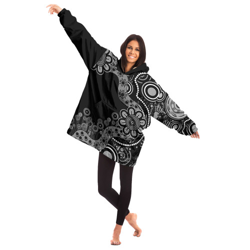 Australia Snug Hoodie Aboriginal Indigenous Dot Painting Australia Snug Hoodie Aboriginal Indigenous Dot Painting