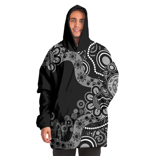 Australia Snug Hoodie Aboriginal Indigenous Dot Painting Australia Snug Hoodie Aboriginal Indigenous Dot Painting