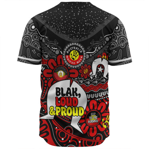 Australia Baseball Shirt Naidoc Week Torres Strait Symbol With Aboriginal Pattern Inspired Black Australia Baseball Shirt Naidoc Week Torres Strait Symbol With Aboriginal Pattern Inspired Black