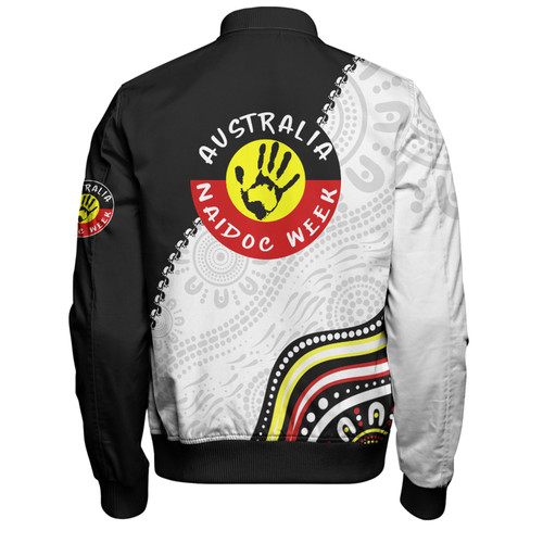 Australia Bomber Jacket Naidoc Week Indigenous Culture Inspired Keep the Fire Burning! Blak, Loud and Proud Australia Bomber Jacket Naidoc Week Indigenous Culture Inspired Keep the Fire Burning! Blak, Loud and Proud