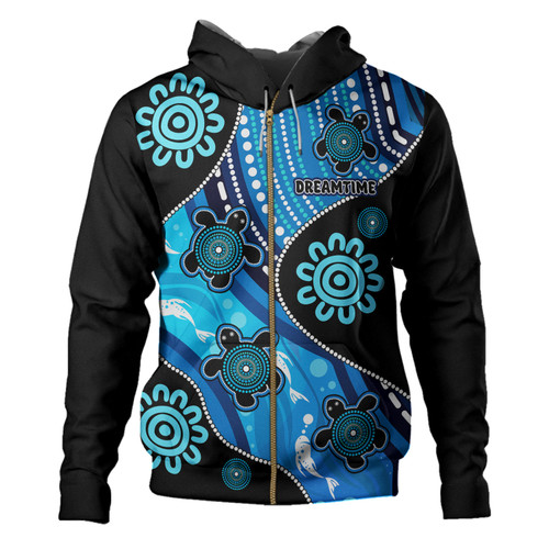 Australia Hoodie Aboriginal Inspired Dreamtime River And Turtles Dot Art Painting Australia Hoodie Aboriginal Inspired Dreamtime River And Turtles Dot Art Painting