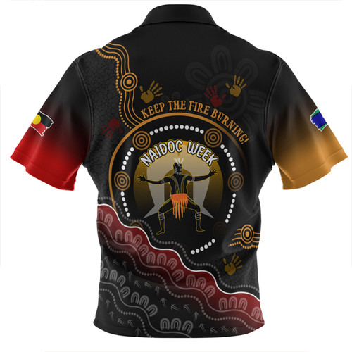 Australia Zip Polo Shirt Naidoc Week Aboriginal Inspired And Torres Strait Islander Culture Australia Zip Polo Shirt Naidoc Week Aboriginal Inspired And Torres Strait Islander Culture