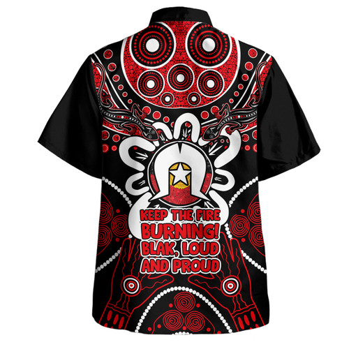 Australia Hawaiian Shirt Naidoc Week Aboriginal Inspired Dot Art Painting And Aussie Lizard Australia Hawaiian Shirt Naidoc Week Aboriginal Inspired Dot Art Painting And Aussie Lizard