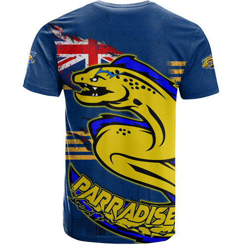 Parramatta Eels T-Shirt Custom For Die Hard Fan Australia Flag Scratch Style Parramatta Eels T-Shirt Custom For Die Hard Fan Australia Flag Scratch Style