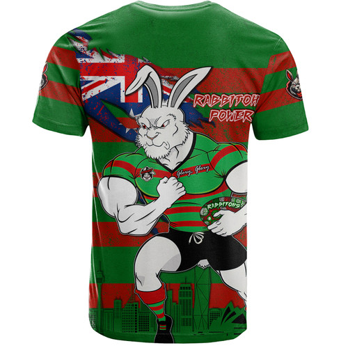 South Sydney Rabbitohs T-Shirt Custom For Die Hard Fan Australia Flag Scratch Style South Sydney Rabbitohs T-Shirt Custom For Die Hard Fan Australia Flag Scratch Style