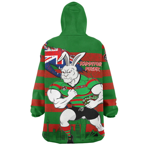 South Sydney Rabbitohs Snug Hoodie Custom For Die Hard Fan Australia Flag Scratch Style South Sydney Rabbitohs Snug Hoodie Custom For Die Hard Fan Australia Flag Scratch Style