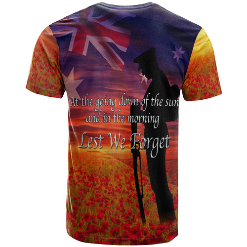 Australia Anzac Day T-shirt - Lest We Forget Ver01 Australia Anzac Day T-shirt - Lest We Forget Ver01