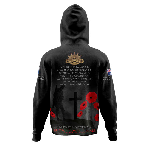 Australia Anzac Hoodie - Australia Remember Ver3 Australia Anzac Hoodie - Australia Remember Ver3