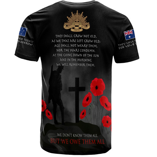 Australia Anzac T-Shirt - Australia Remember Ver3 Australia Anzac T-Shirt - Australia Remember Ver3