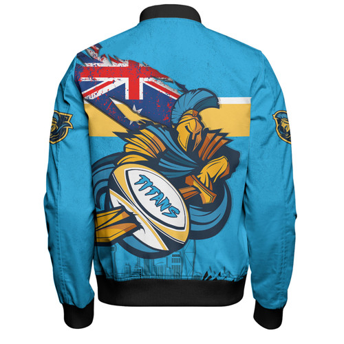 Gold Coast Titans Bomber Jacket Custom For Die Hard Fan Australia Flag Scratch Style Gold Coast Titans Bomber Jacket Custom For Die Hard Fan Australia Flag Scratch Style