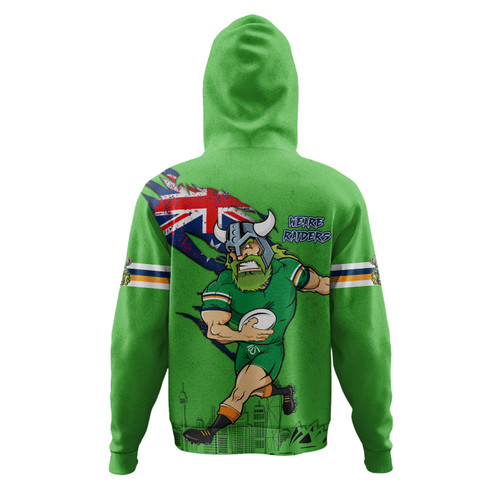 Canberra Raiders Hoodie Custom For Die Hard Fan Australia Flag Scratch Style Canberra Raiders Hoodie Custom For Die Hard Fan Australia Flag Scratch Style