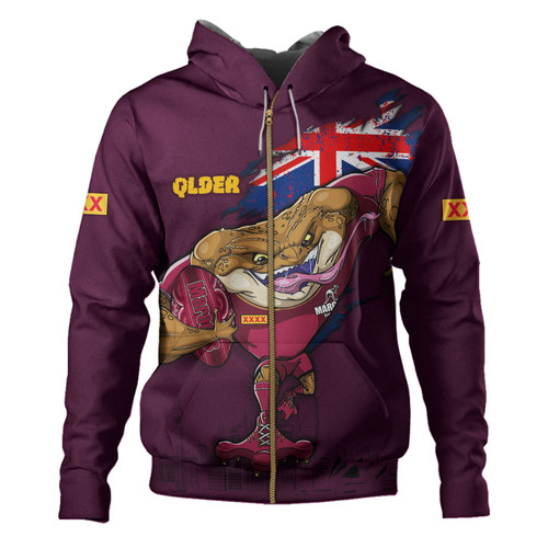 Queensland Maroons Hoodie Custom For Die Hard Fan Australia Flag Scratch Style Queensland Maroons Hoodie Custom For Die Hard Fan Australia Flag Scratch Style