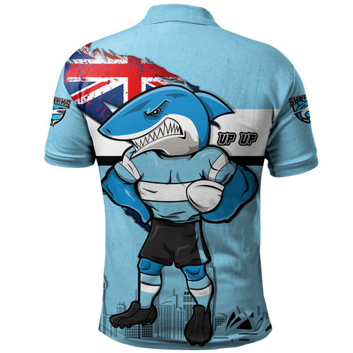 Cronulla-Sutherland Sharks Polo Shirt Custom For Die Hard Fan Australia Flag Scratch Style Cronulla-Sutherland Sharks Polo Shirt Custom For Die Hard Fan Australia Flag Scratch Style