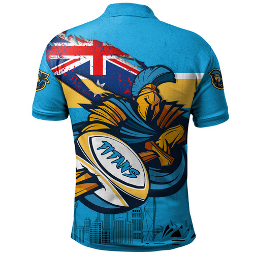 Gold Coast Titans Polo Shirt Custom For Die Hard Fan Australia Flag Scratch Style Gold Coast Titans Polo Shirt Custom For Die Hard Fan Australia Flag Scratch Style