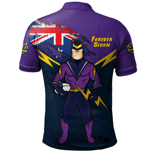 Melbourne Storm Polo Shirt Custom For Die Hard Fan Australia Flag Scratch Style Melbourne Storm Polo Shirt Custom For Die Hard Fan Australia Flag Scratch Style