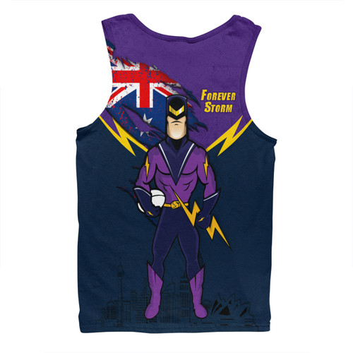 Melbourne Storm Men Singlet Custom For Die Hard Fan Australia Flag Scratch Style Melbourne Storm Men Singlet Custom For Die Hard Fan Australia Flag Scratch Style