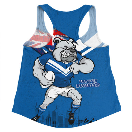 Canterbury-Bankstown Bulldogs Women Racerback Singlet Custom For Die Hard Fan Australia Flag Scratch Style Canterbury-Bankstown Bulldogs Women Racerback Singlet Custom For Die Hard Fan Australia Flag Scratch Style