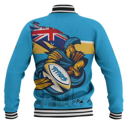 Gold Coast Titans Baseball Jacket Custom For Die Hard Fan Australia Flag Scratch Style Gold Coast Titans Baseball Jacket Custom For Die Hard Fan Australia Flag Scratch Style