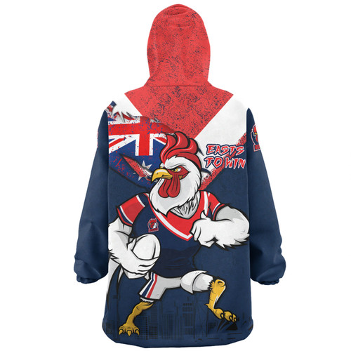 Sydney Roosters Snug Hoodie Custom For Die Hard Fan Australia Flag Scratch Style Sydney Roosters Snug Hoodie Custom For Die Hard Fan Australia Flag Scratch Style
