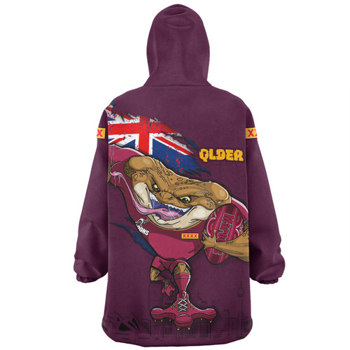 Queensland Maroons Snug Hoodie Custom For Die Hard Fan Australia Flag Scratch Style Queensland Maroons Snug Hoodie Custom For Die Hard Fan Australia Flag Scratch Style