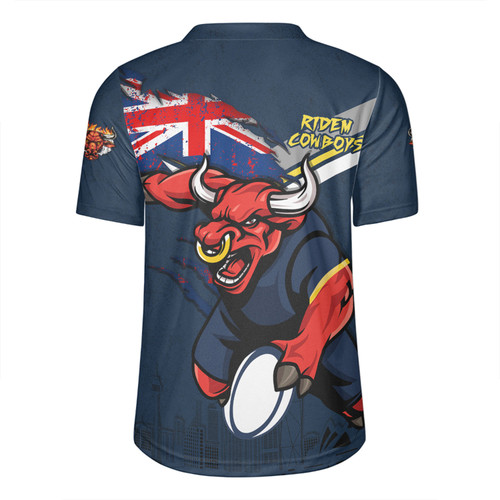 North Queensland Cowboys Rugby Jersey Custom For Die Hard Fan Australia Flag Scratch Style North Queensland Cowboys Rugby Jersey Custom For Die Hard Fan Australia Flag Scratch Style