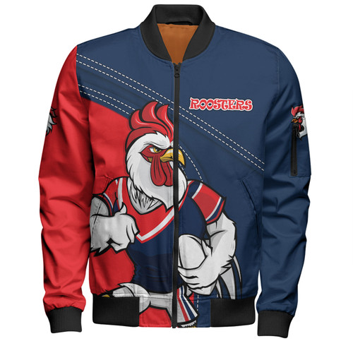 Sydney Roosters Bomber Jacket Custom Team Of Us Die Hard Fan Supporters