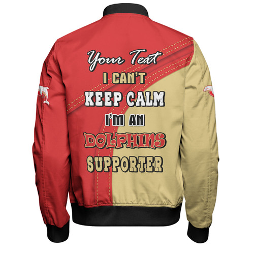 Redcliffe Dolphins Bomber Jacket Custom Team Of Us Die Hard Fan Supporters Redcliffe Dolphins Bomber Jacket Custom Team Of Us Die Hard Fan Supporters