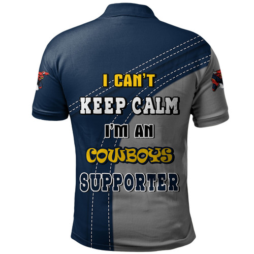 North Queensland Cowboys Polo Shirt Custom Team Of Us Die Hard Fan Supporters