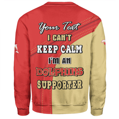 Redcliffe Dolphins Sweatshirt Custom Team Of Us Die Hard Fan Supporters Redcliffe Dolphins Sweatshirt Custom Team Of Us Die Hard Fan Supporters