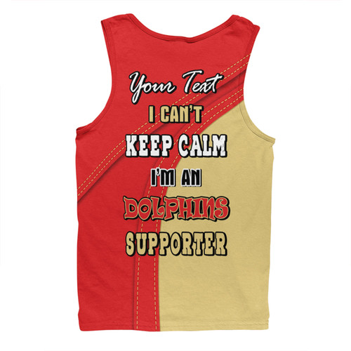 Redcliffe Dolphins Men Singlet Custom Team Of Us Die Hard Fan Supporters Redcliffe Dolphins Men Singlet Custom Team Of Us Die Hard Fan Supporters