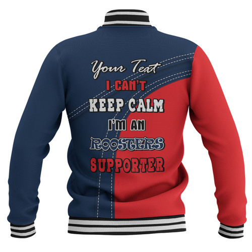 Sydney Roosters Baseball Jacket Custom Team Of Us Die Hard Fan Supporters Sydney Roosters Baseball Jacket Custom Team Of Us Die Hard Fan Supporters
