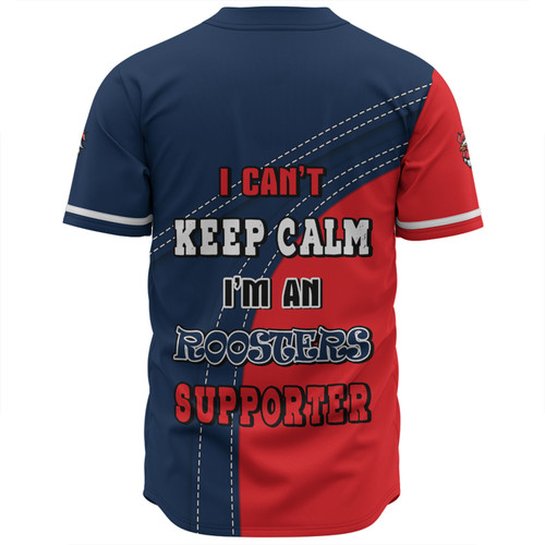 Sydney Roosters Baseball Shirt Custom Team Of Us Die Hard Fan Supporters Sydney Roosters Baseball Shirt Custom Team Of Us Die Hard Fan Supporters