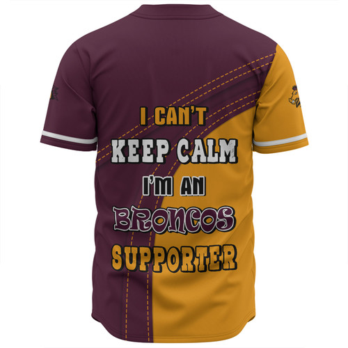 Brisbane Broncos Baseball Shirt Custom Team Of Us Die Hard Fan Supporters Brisbane Broncos Baseball Shirt Custom Team Of Us Die Hard Fan Supporters