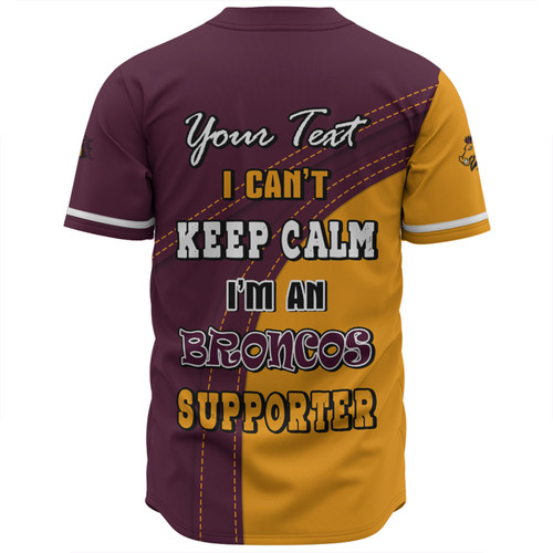 Brisbane Broncos Baseball Shirt Custom Team Of Us Die Hard Fan Supporters Brisbane Broncos Baseball Shirt Custom Team Of Us Die Hard Fan Supporters