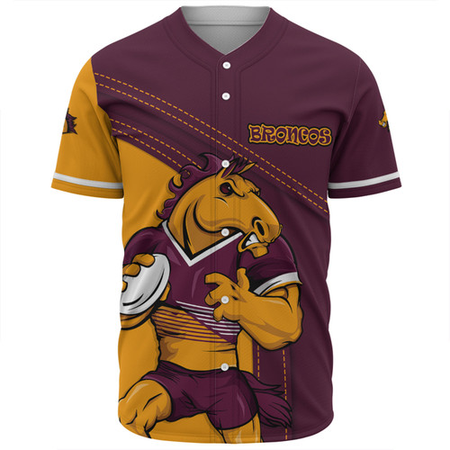 Brisbane Broncos Baseball Shirt Custom Team Of Us Die Hard Fan Supporters