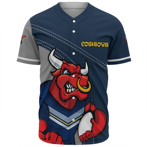 North Queensland Cowboys Baseball Shirt Custom Team Of Us Die Hard Fan Supporters