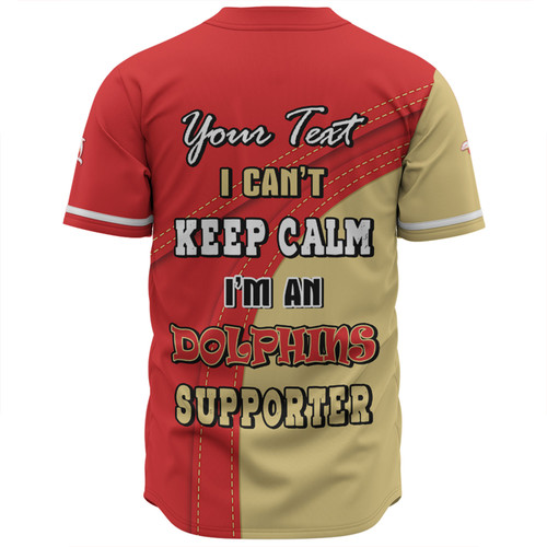 Redcliffe Dolphins Baseball Shirt Custom Team Of Us Die Hard Fan Supporters Redcliffe Dolphins Baseball Shirt Custom Team Of Us Die Hard Fan Supporters