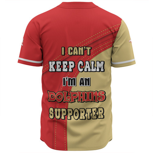 Redcliffe Dolphins Baseball Shirt Custom Team Of Us Die Hard Fan Supporters Redcliffe Dolphins Baseball Shirt Custom Team Of Us Die Hard Fan Supporters