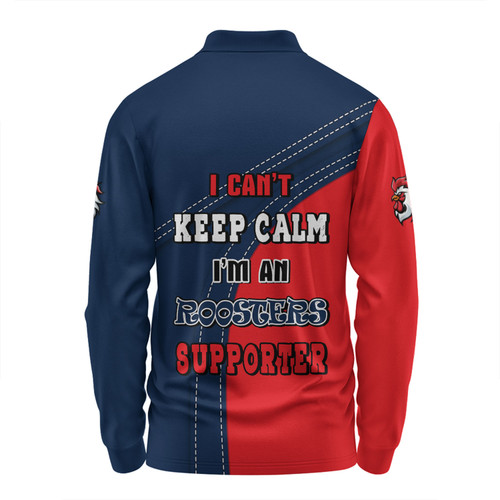 Sydney Roosters Long Sleeve Polo Shirt Custom Team Of Us Die Hard Fan Supporters Sydney Roosters Long Sleeve Polo Shirt Custom Team Of Us Die Hard Fan Supporters