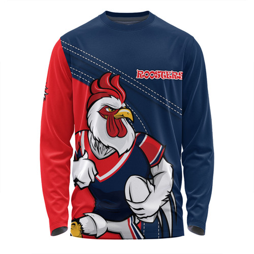 Sydney Roosters Long Sleeve T-shirt Custom Team Of Us Die Hard Fan Supporters