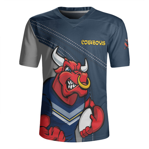 North Queensland Cowboys Rugby Jersey Custom Team Of Us Die Hard Fan Supporters