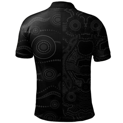 Australia Custom Polo Shirt Aboriginal Dot Art Painting Australia Custom Polo Shirt Aboriginal Dot Art Painting