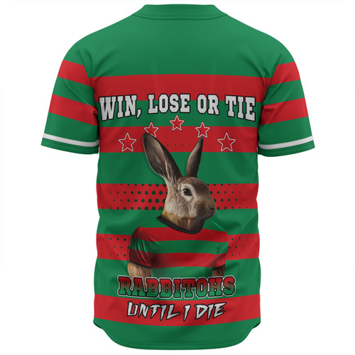 South Sydney Rabbitohs Baseball Shirt Custom Team Of Us Die Hard Fan Supporters Aboriginal Inspired South Sydney Rabbitohs Baseball Shirt Custom Team Of Us Die Hard Fan Supporters Aboriginal Inspired